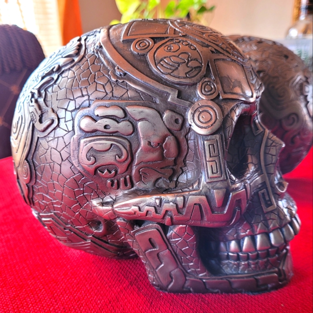 💀2 Brand New Skulls with Mayan Factor by Summit Collection - 2 for $35